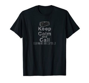 Keep Calm and Call IT  Distressed T-Shirt