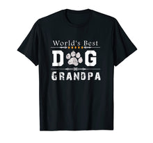 Load image into Gallery viewer, Mens World&#39;s Best Dog Grandpa T-Shirt
