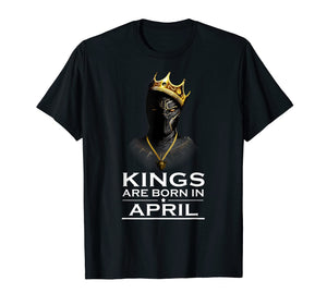 Kings Are Born In April T-shirt For King Panther Shirt