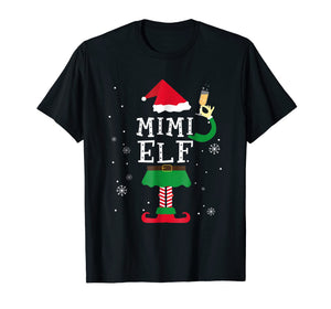 Mimi Elf Matching Family Christmas T-Shirt Pajamas Elves