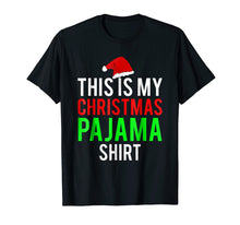Load image into Gallery viewer, Christmas Pajama T Shirt family xmas pajamas jammies fun tee
