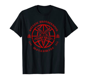 Satanic Brotherhood Worldwide - Goat Head Baphomet Pentagram