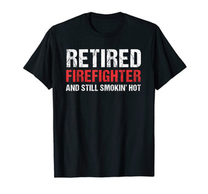 Retired Firefighter Fireman Retirement Party Gift Tee Shirt