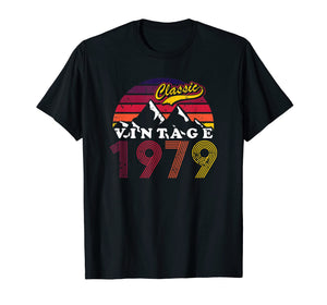 Retro Vintage 40th birthday 1979 Gifts T-Shirt