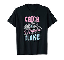 Load image into Gallery viewer, Catch This Momma At Lake Fishing Canoe Fisherwoman T-Shirt
