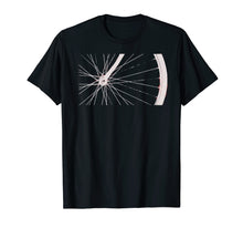Load image into Gallery viewer, Bike Wheel Close Up of Radial Spokes T-shirt
