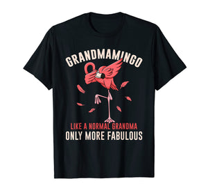 Dabbing Flamingo Shirt Grandmamingo Like A Nomal Grandma