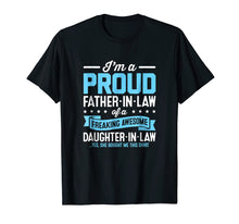 Load image into Gallery viewer, Proud Fathers Day Gifts From Daughter In Law Shirt
