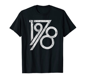 Since 1978 Classic 41st Birthday T Shirt Gift Retro Vintage