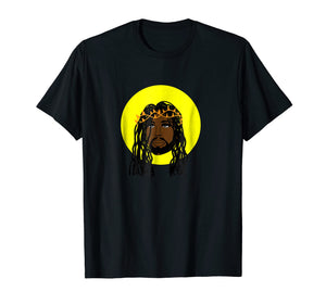 Black Jesus Locs African American Religious T-Shirt