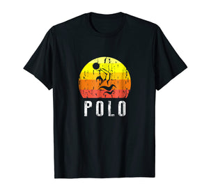 Retro Vintage Style Water Polo Silhouette T-Shirt