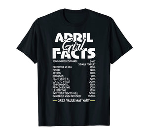 April Girl Facts T-shirt