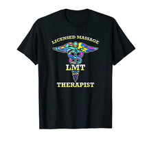 Load image into Gallery viewer, LMT Licensed Massage Therapist Caduceus T-Shirt Gift Tee

