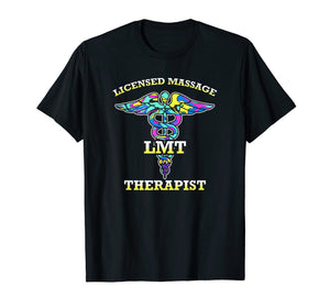 LMT Licensed Massage Therapist Caduceus T-Shirt Gift Tee