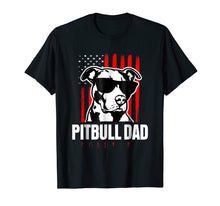 Load image into Gallery viewer, Mens Proud Pitbull Dad Mens T-shirt American Pit Bull Dog shirt
