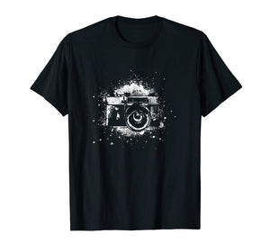 Photographer T-Shirt Camera Photography Retro Journalist Tee