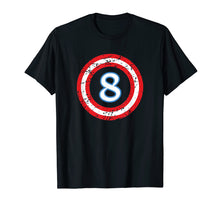 Load image into Gallery viewer, Captain 8 Year Old Birthday Boy T-Shirt
