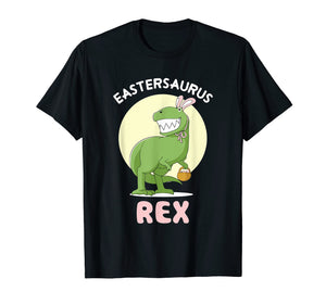 Eastersaurus Rex T-Shirt Easter Bunny Dinosaur Tee Dino Gift