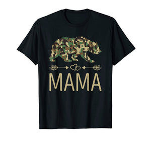 Mama Bear Camo Mother's Day Gift T-Shirt