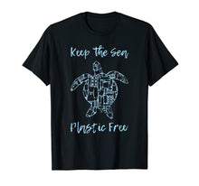 Load image into Gallery viewer, Save Sea Turtle T-Shirt Eco Friendly Anti Plastic Pollution
