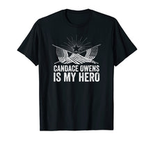 Load image into Gallery viewer, Candace Owens Is My Hero | Conservative Gift T-Shirt
