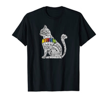 Load image into Gallery viewer, Autism Awareness Cat T Shirt - Gift for Autistic Teacher
