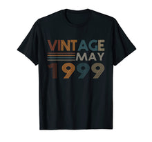 Load image into Gallery viewer, Retro Vintage May 1999 T Shirt 20th Birthday Gifts Tee
