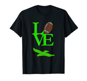Love Football Flying Bird T Shirt