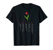 Load image into Gallery viewer, Calvinist Tulip Christian T Shirt with Picture of Tulip

