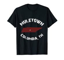 Load image into Gallery viewer, Muletown Columbia TN Mule Day commemorative souvenir shirt
