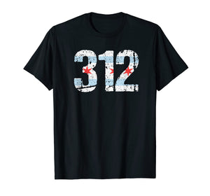 Chicago Shirt Chicago 312 Flag Area Code T Shirt City Pride