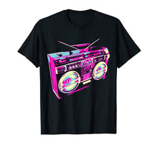 Load image into Gallery viewer, Cool 80s Boombox Stereo T-shirt
