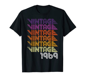 1969 Vintage 50th Birthday Gift Retro Graphic T Shirt
