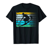 Load image into Gallery viewer, Cool Surfing Vintage Retro Silhouette Distressed Tee Shirt

