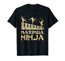 Load image into Gallery viewer, Marimba Ninja - Percussion Marching Band T-shirt
