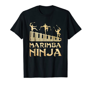Marimba Ninja - Percussion Marching Band T-shirt