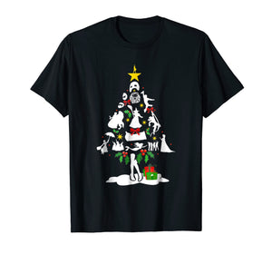 Broadway Musical Theatre Christmas Tree T- shirt