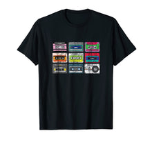 Load image into Gallery viewer, Cassette Tapes Mixtape T-Shirt Vintage 80s 90s Retro Music
