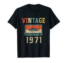 Load image into Gallery viewer, 48th Birthday Gift Vintage 1971 48 Years Old Mixtape T-Shirt
