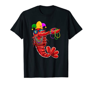 Dabbing Mardi Gras Bead Jester Hat Crawfish Boil