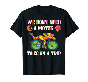 Bicycle Day 1943 LSD Acid Hofmann Trip t-shirt