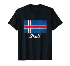 Skal Norwegian Flag Friendship Scandinavian Drinking T-Shirt