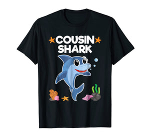 Cousin Shark Shirt Sister Brother Baby Shark Birthday Gift