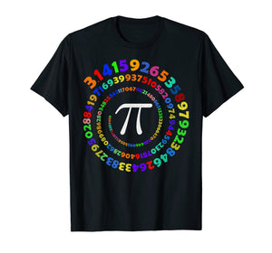 Pi Spiral TShirt 3.14 Math Teacher Tee Pi National Day Shirt