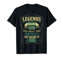 Load image into Gallery viewer, 80th Birthday Gifts The Man Myth Legend April 1939 T-Shirt
