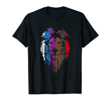 Load image into Gallery viewer, BJJ Belt Rank Lion Face Shirt for Jiu Jitsu
