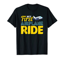 Load image into Gallery viewer, My First Airplane Ride Vacation T-shirt
