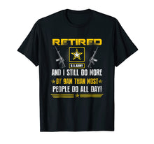 Load image into Gallery viewer, Retired US Army Veteran T-shirt Gift For Veteran Day
