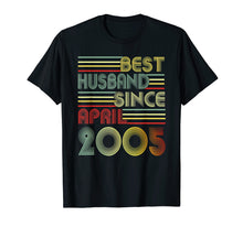 Load image into Gallery viewer, Mens 14th Wedding Anniversary Gifts Husband Since April 2005 Tee

