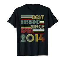 Load image into Gallery viewer, Mens 5th Wedding Anniversary Gifts Husband Since April 2014 Tee
